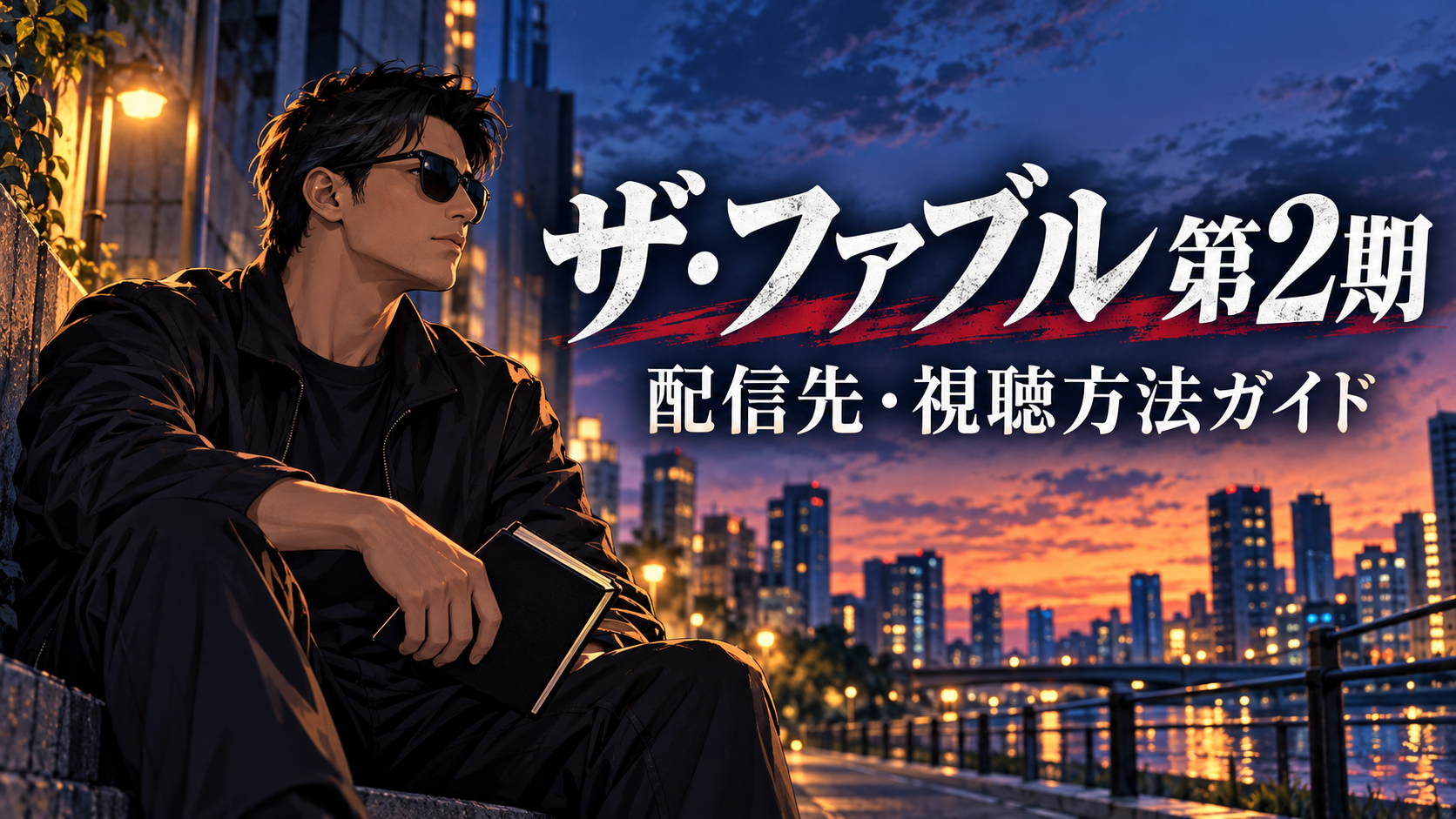 ザ・ファブル 第2期の配信・視聴方法を紹介する記事用イメージ