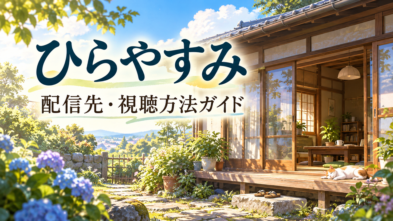 ひらやすみの配信・視聴方法を紹介する記事用イメージ