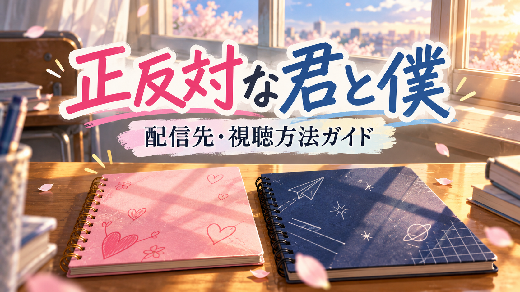 正反対な君と僕の配信・視聴方法を紹介する記事用イメージ